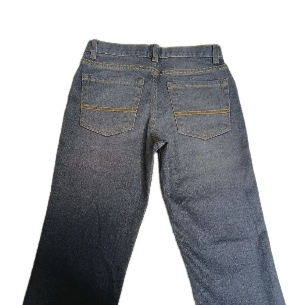 Arizona Boys Jeans Size 12 Regular Skinny Black Denim New With Tags - Picture 5 of 6
